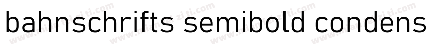 bahnschrifts semibold condensed字体转换